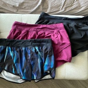 3 forever 21 women’s running shorts